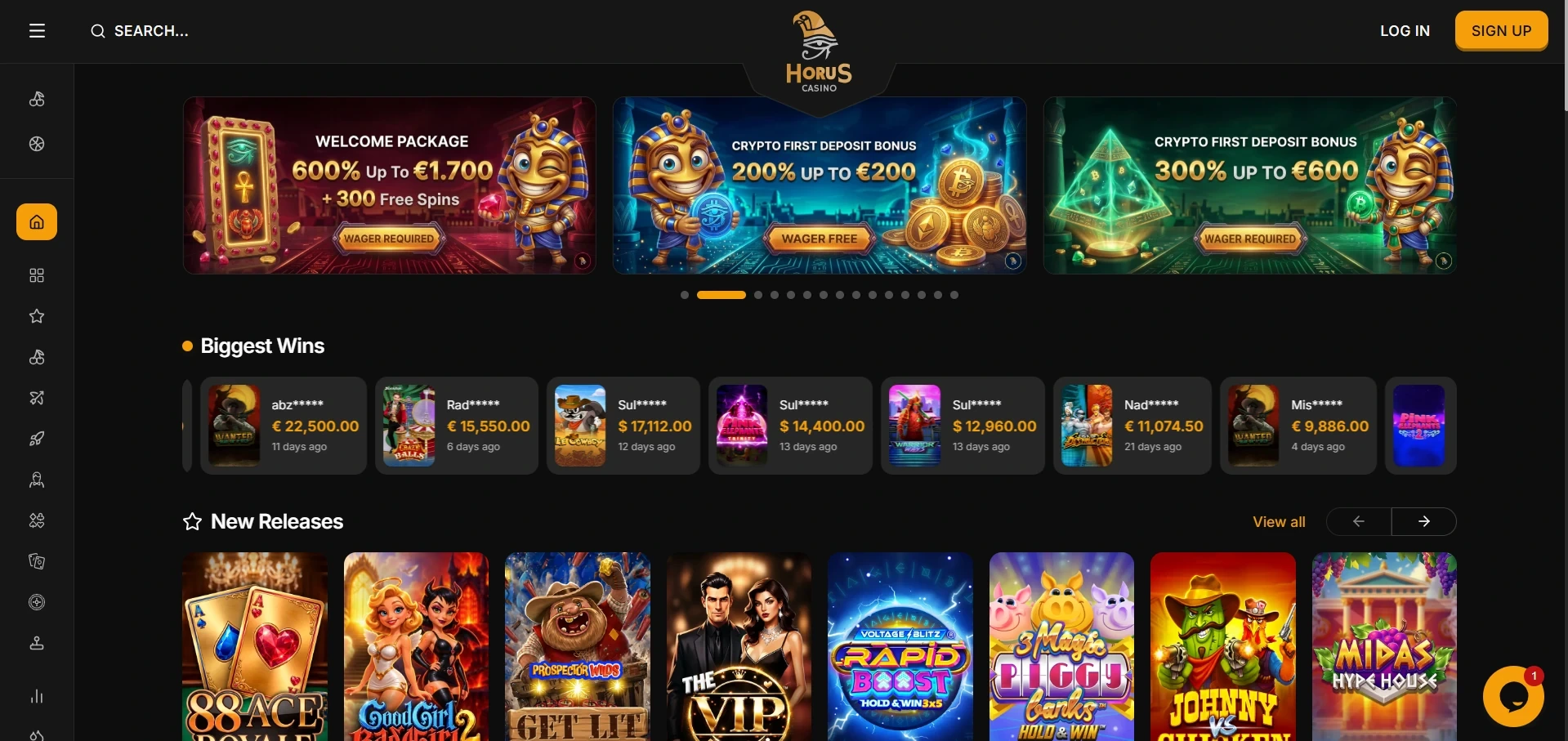 Horus online casino